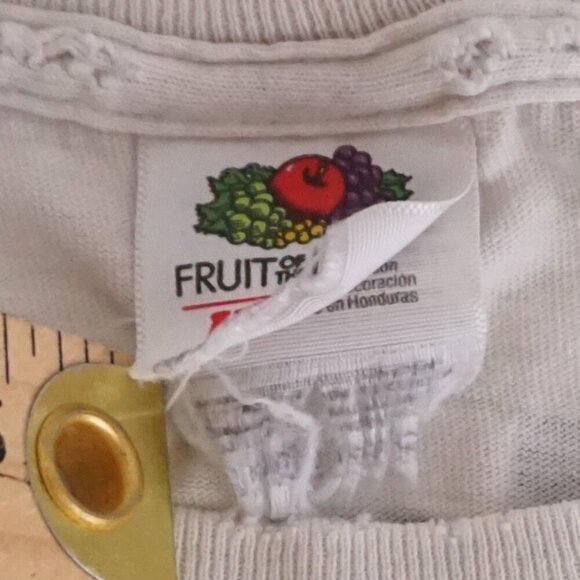 VTG Y2K Fruit Of The Loom Stock Car 400 Mile  Race Irish Hills White T-Shirt L - Picture 10 of 13